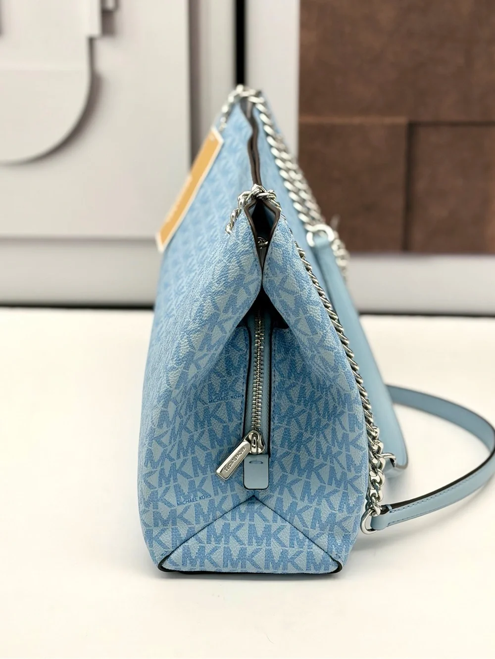 Michael Kors Christina Medium Signature Logo Shoulder Bag